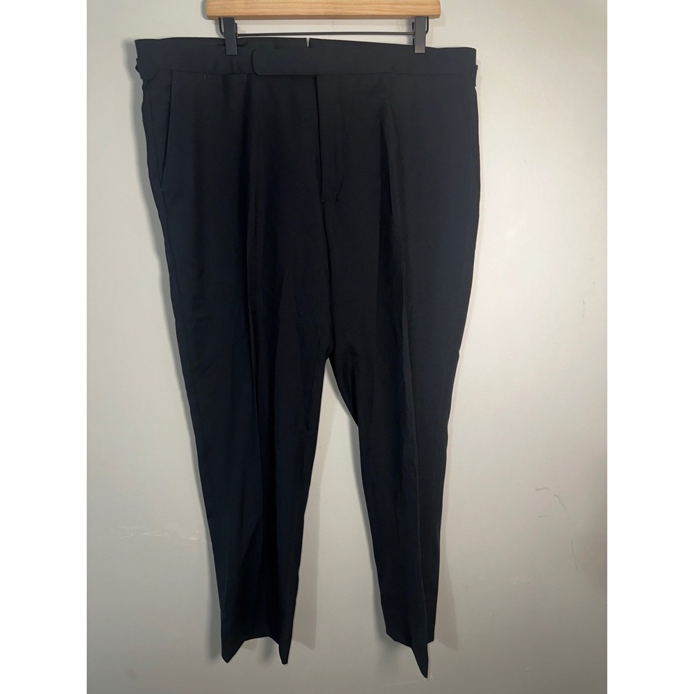 NWOT Ralph Lauren Purple Label RLX Navy Wool Trousers - Side Adjusters Italy 40